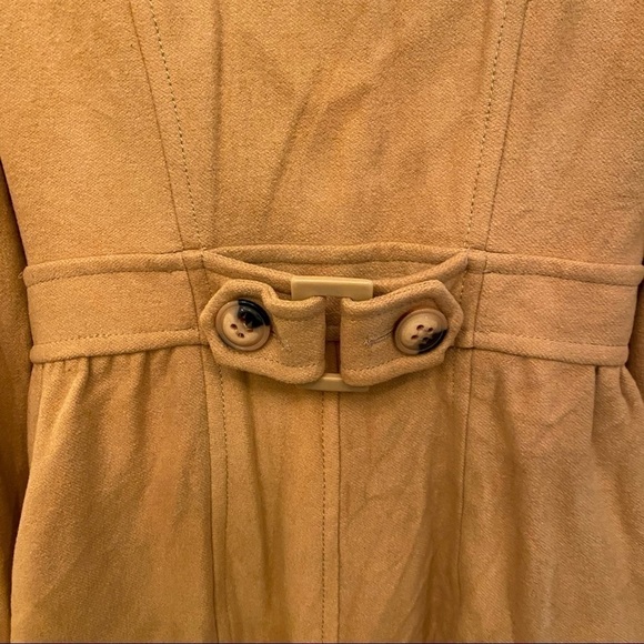 JESSICA SIMPSON Mustard 50% Wool Jacket Size Xsmall - Picture 6 of 10